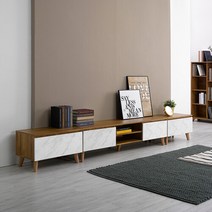 그라비따 거실장 풀세트 2700, 색상:화이트