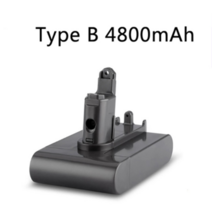 청소기배터리 다이슨 DC35 DC45 용 22.2V 8800mAh 타입 A/B 리튬 이온 진공 배터리 Nwe DC31 동물, 04 B 4800mAh, 04 B 4800mAh