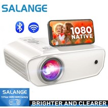 캠핑 빔프로젝터 휴대용 salange p69 미니 프로젝터 풀 hd 1080p wifi 블루투스 8500lumens 비디오 proyector for home cinema 스마트, 블랙 싱크, 나는 플러그