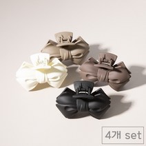 84x84 리본 머리집게 4p 세트