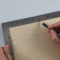 기억모양 철자 스틸자 목공 재단 캐드 전문가용 50cm, 상품선택, 본품