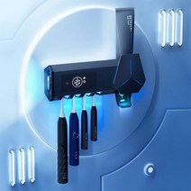 스마트 칫솔 살균기 UV 칫솔 홀더 자동 다기능 치약 스 퀴저 디스펜서 홈 욕실 Accessorie, A Black