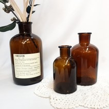 향기에반하다 브라운 시약병 유리 디퓨저용기 125ml, 200ml