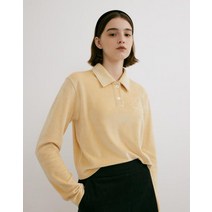 21FW 옐로우 레터링자수 면혼방 긴팔카라티셔츠 HSTS1DH57Y2