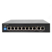 NEXT-POE910F-2TP/8포트 POE 96W+2TP 스위치 허브/전원공급+데이터 전송/VLAN/Extend/Qos 지원/POE 지원