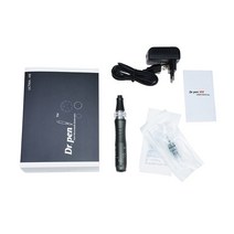 dr pen m8 무선 마이크로 니들링 펜 전문 더마 펜 자동 마이크로 니들 페이셜 스킨 케어 메조테라피 뷰티 머신, EU 및 2pcs 바늘