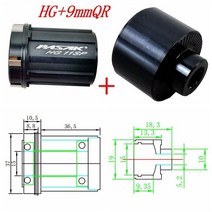 산악 자전거 허브 Freehub HG 합금 부품 표준 XD 프리 휠 카세트 바디 MS 마이크로 스플라인 11 단 12, 04 HG HUB BODY 9mm CAP