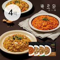 바르닭 닭가슴살 곤약볶음밥 4종, 250g, 4개
