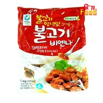 [요기푸드] 청정원 불고기 비엔나 1kg, 01_청정원 불고기 비엔나 1kg