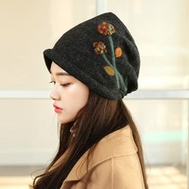 웨스트무브 비니 여성모자 후리스 안감 방한 겨울모자 여자 헤어두건 스리드볼비니 (4컬러) - 주문시 색상이름 확인필수!!