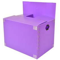 뉴프라테크 이사박스 6호(고급형)-5개묶음 [모서리 필라멘트테이프 부착 박스], 보라