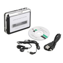 카세트플레이어 카세트 워크맨 테이프-PC 슈퍼 USB 카세트-MP3 변환기 캡처 오디오, 3-없음
