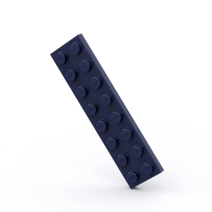 LEGO 레고 3034 2x8 베이직 블럭 부품 파트 브릭 세트, 다크블루13개