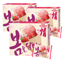 오리온 초코파이 봄 담은 딸기 12P 408g X 6개