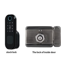 스마트 도어록 디지털 번호키 주키형 사무 지문 도어락 외부 잠금 지능형 스와이프 코드 잠금 가구 렌탈 룸 전기 제어 도어 잠금, 당신 것