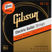 Gibson Vintage Reissue Electric Guitar Strings Ultra-Light Gauge(009-042) / SEG-HVR9 / 깁슨 일렉기타 스트링