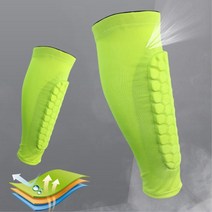 벌집형 통기성 정강이보호대 1P 부상방지 신가드 축구교실 유소년 안전용품, 블루/L