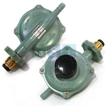 LPG 가스압력조정기/조절기/압력계/가정용 4KG/H/가스통 압력/가스통연결조정기, 1개