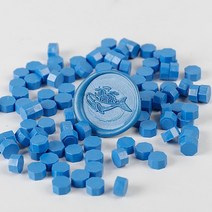 100 개 Ber 가방 씰링 왁스 스탬프 스크랩북 장식 DIY 공예 스탬프 장식 초대 카드 왁스 입자, 20 Cobalt blue