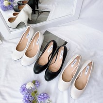 [슈슈슝] 여성 둥근코 펌프스 힐 8cm