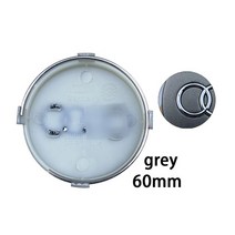 60mm 61mm 69mm 자동차 스타일링 휠 센터 캡 허브 커버 배지 아우디 A3 A4 A5 A6 A7 A8 S4 S6 액세서리 4 개입, [01] 60mm Grey-4B0601170