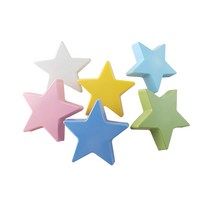 별 플라스틱 서랍손잡이 싱크대 가구 손잡이, 별파랑, 1개