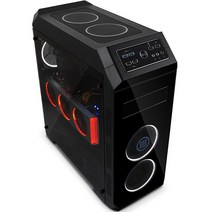 마이크로닉스 Master M400 아크릴X강화유리 미들타워 케이스, 1개