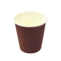 칼라 종이컵, 갈색(50입)