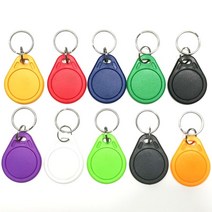 RFID복사기 RFID보안 10pcs 13.56mhz uid rfid 13.56mhz 변경 가능한 태그 keyfob 빈 쓰기 카드 복사기 작가 복사기 복사에 다시RFID복제기, 회색