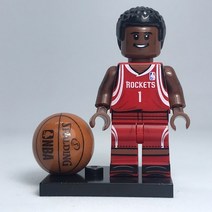 레고호환 NBA 스포츠 스타 모음 호환 미니피규어 마이클 조던 스테판 커리 코비 르브론 샤킬오닐 맥그레이디 야오밍, 152 트레이시 맥 그레이디