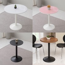 이반가구 원형테이블 원형다리 하이그로시 거실 리빙 주방 식탁 티테이블 사이드테이블, 사각500x500, 월넛, 원형블랙다리