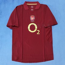 05-06 하이버리 아스날 앙리 홈 긴팔 반팔 상하세트 풋살 축구 주문제작 유니폼