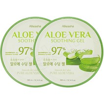 앨리아샤 알로에 베라 순도97% 수딩젤, 2개, 300ml