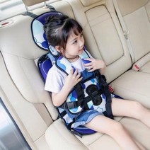 휴대용 자동차 부스터 카시트 어린이용 유아 베이비부머키높이 시트 자동차용 아기띠 04-, 15  키높이 블루 미키 05세