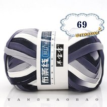 손 뜨개질 짠 가방 카펫 DIY 핸드 니트 소재 실, 1pc 69