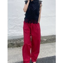 와샤 썸머 핀턱 슬랙스