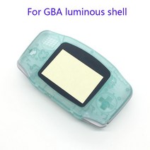 대신물산마켓 간지 게임 보이 어드밴스 GBA 콘솔용 하우징 셸 케이스 커버 + 스크린 렌즈 프로텍터 스틱 라, 한개옵션1, 16 gold