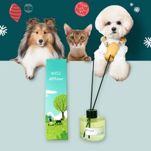 위스펫 반려동물 강아지 고양이 천연 아로마 디퓨저 선물 실내방향제 120ml [포레스트향], 1개, 120g