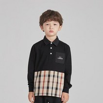 닥스키즈 하우스체크 블럭 카라티 (DSF11TP03M_BK)