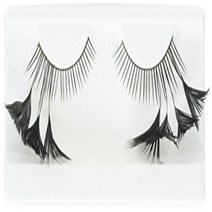 Baci Paradise Dreams Style No.600 Feather Eyelashes with Adhesive Included Brown null, 1, 기타