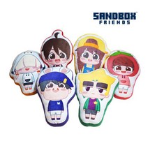 샌드박스 프렌즈 SD버전 프른트 캐릭터 인형 쿠션, 각별 SD 쿠션