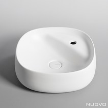 [누오보 NUOVO] 275 4515MW (450) 무광 화이트 탑카운터 세면기