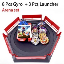 탑스 세트 발사대 Beyblade Toys With Starter and Arena Bayblade 금속 신 버스트 Bey Blade Blades, [14] 9-ZDP-PT-11PCS