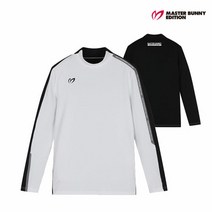마스터바니에디션 골프 masterbunnyedition남성 사이드 블록 긴팔이너티셔츠 M411A3TI010_WH, 006, WH