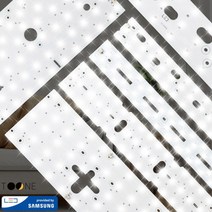 LED 모듈 거실 주방 욕실 사각 원형 국산 삼성 기판 셀프 교체 안정기 자석 설치 리폼, 02.사각방등400x175mm(2장)50W, 고급형 / 삼성 S4등급(5630칩), 5700K(밝은 아이보리빛)
