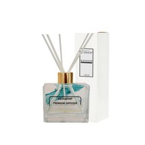 515샵 깃털 플라워 사각디퓨저 블루, 화이트머스크