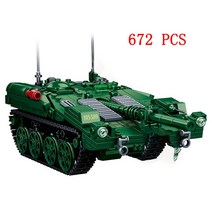 워해머 2023 군사 탱크 세트 ww2 독일 미국 T34 모델 빌딩 블록 육군 제 2 차 세계 대전 1 i ii 기갑 차량 장갑 완구, 50.1010 no box