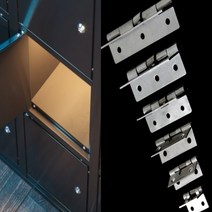 도어캐치 도어 이지경첩 꺽쇠 장식장 경첩유리 씽크대 옷장 경첩, 2.5인치