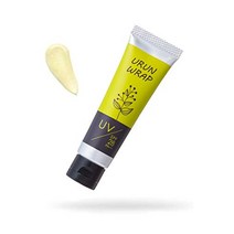 민감피부 선크림 urun wrap spf28 pa++++++0.9 oz(25 g) 메이크업 베이스 앰프 메이크업 베이스(페이스앰프 전신용) 자외선 흡수제 없음 부유물 없음