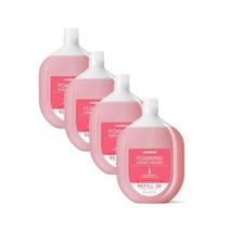 메소드 핸드워시리필 손세정제리필 폼 핸드솝 액체비누 리필 28oz 핑크 자몽 828ml METHOD Foaming Hand Soap Refill Pink Grapefruit, 4개
